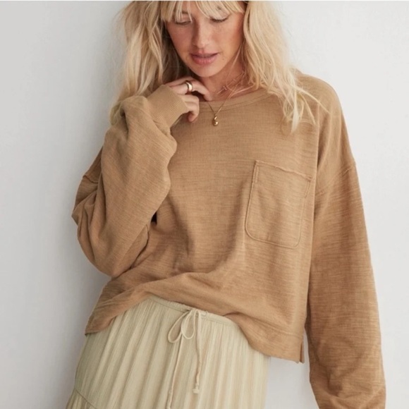 aerie Tops - Aerie Endless Summer Crew Sweatshirt
In Toasty 
Size Small Oversized